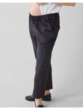 Ingrid & Isabel The EveryWhere Maternity Black Ponte Pant Size S
